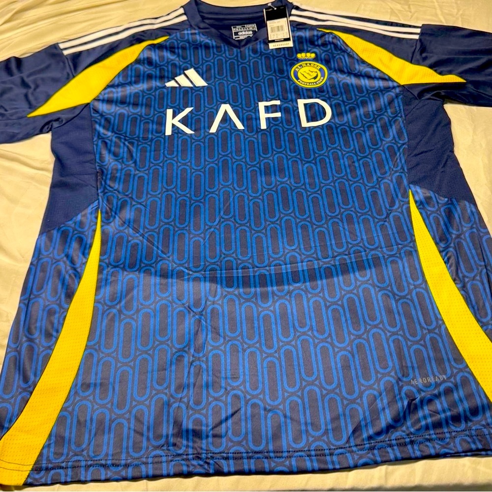Blue and Yellow KAFD Soccer Jersey